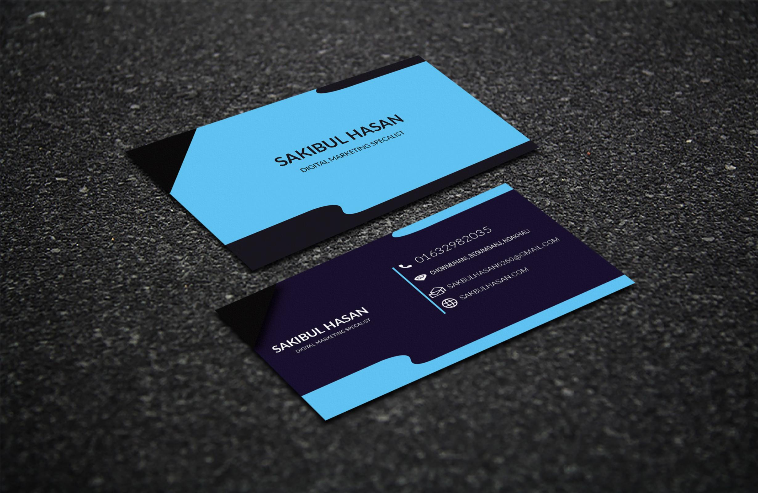 I will design an amazing business card for you