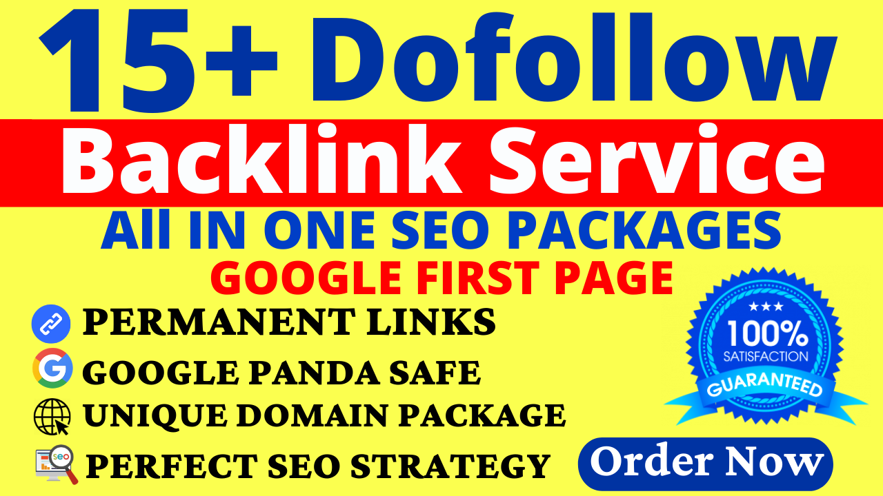 All In One 15+ Manual Dofollow Backlinks Web2, PBN, Profile, Wiki, Bookmark & Link Building Service