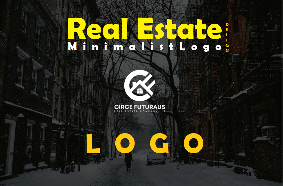 real estate, realtor, construction, business minimalist logo design