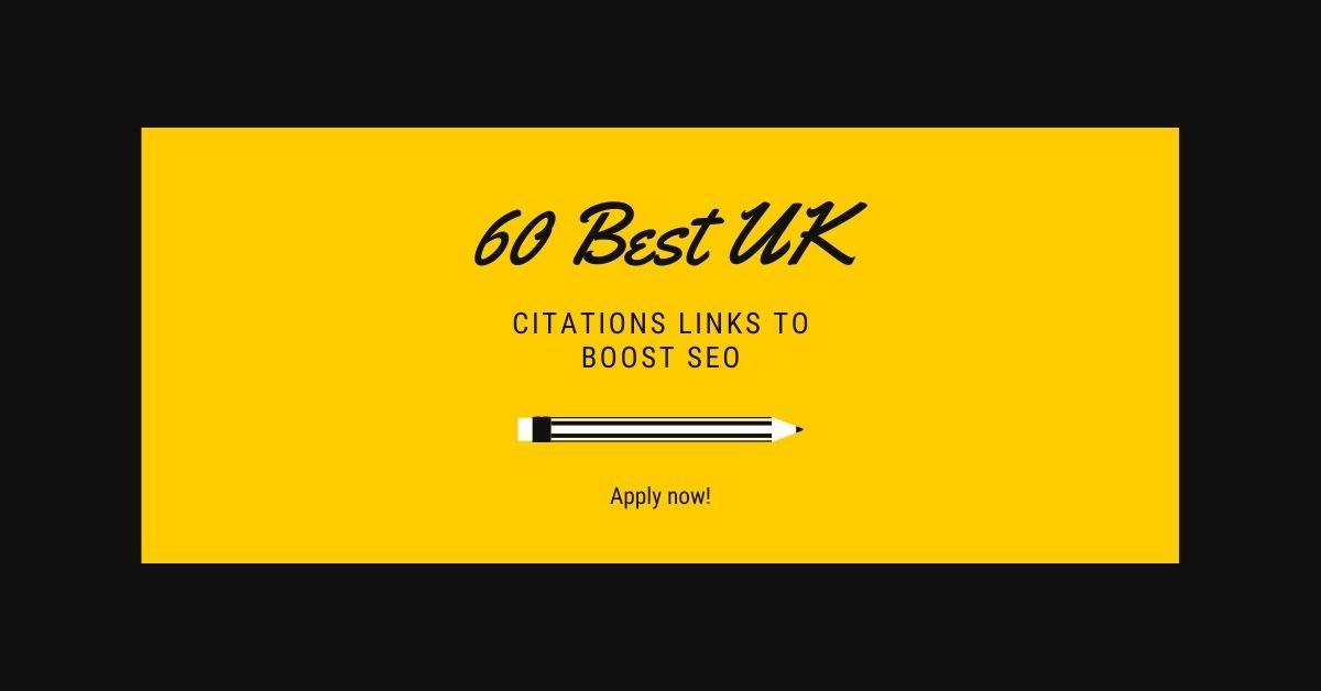  I will do your 60 Manually Built UK Citations
