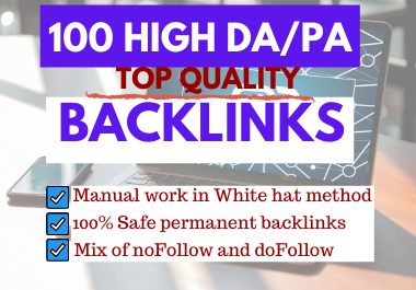 I will do 100 high domain authority SEO profile backlinks for your brand