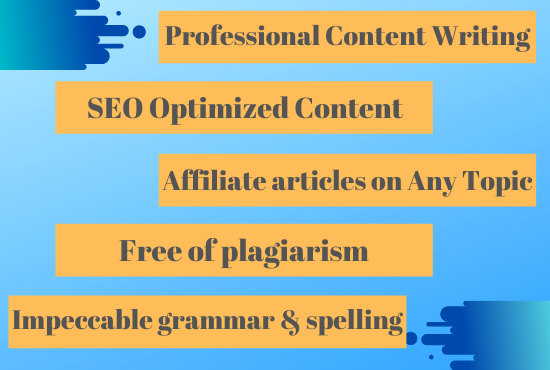 Get 500 word Powerful Professional On Page SEO Friendly Content and Articles for Google ranking 