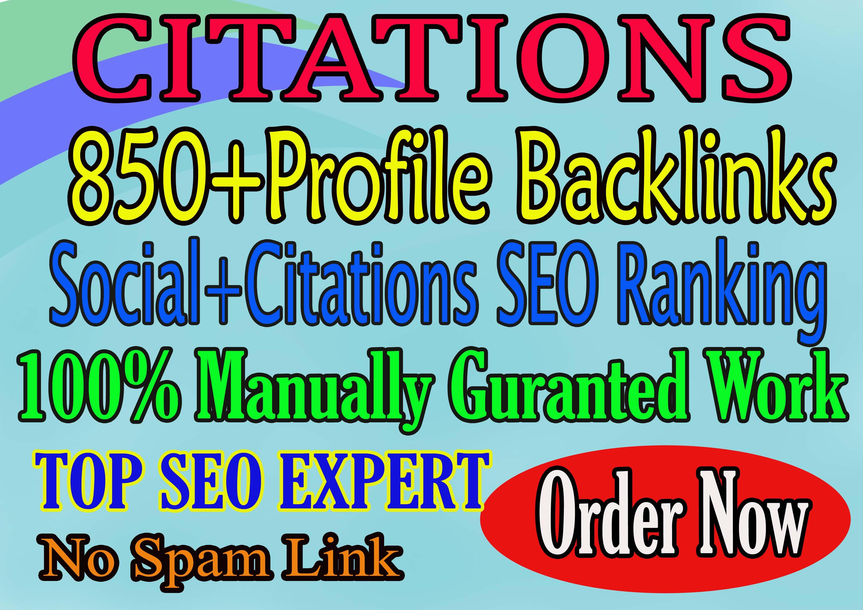 I will do top 80 local citations+30 social signal manually