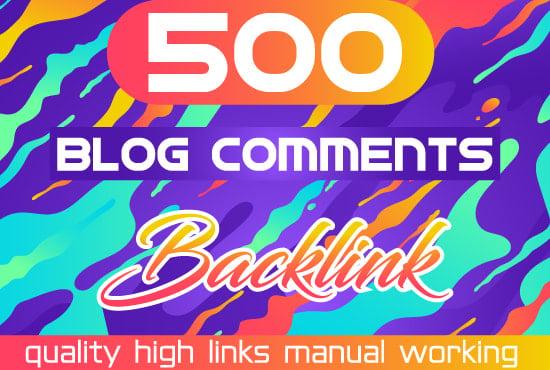  I will create 500 blog comments back-links with high Da Pa TF CF Do You Want To Skyrocket Your 