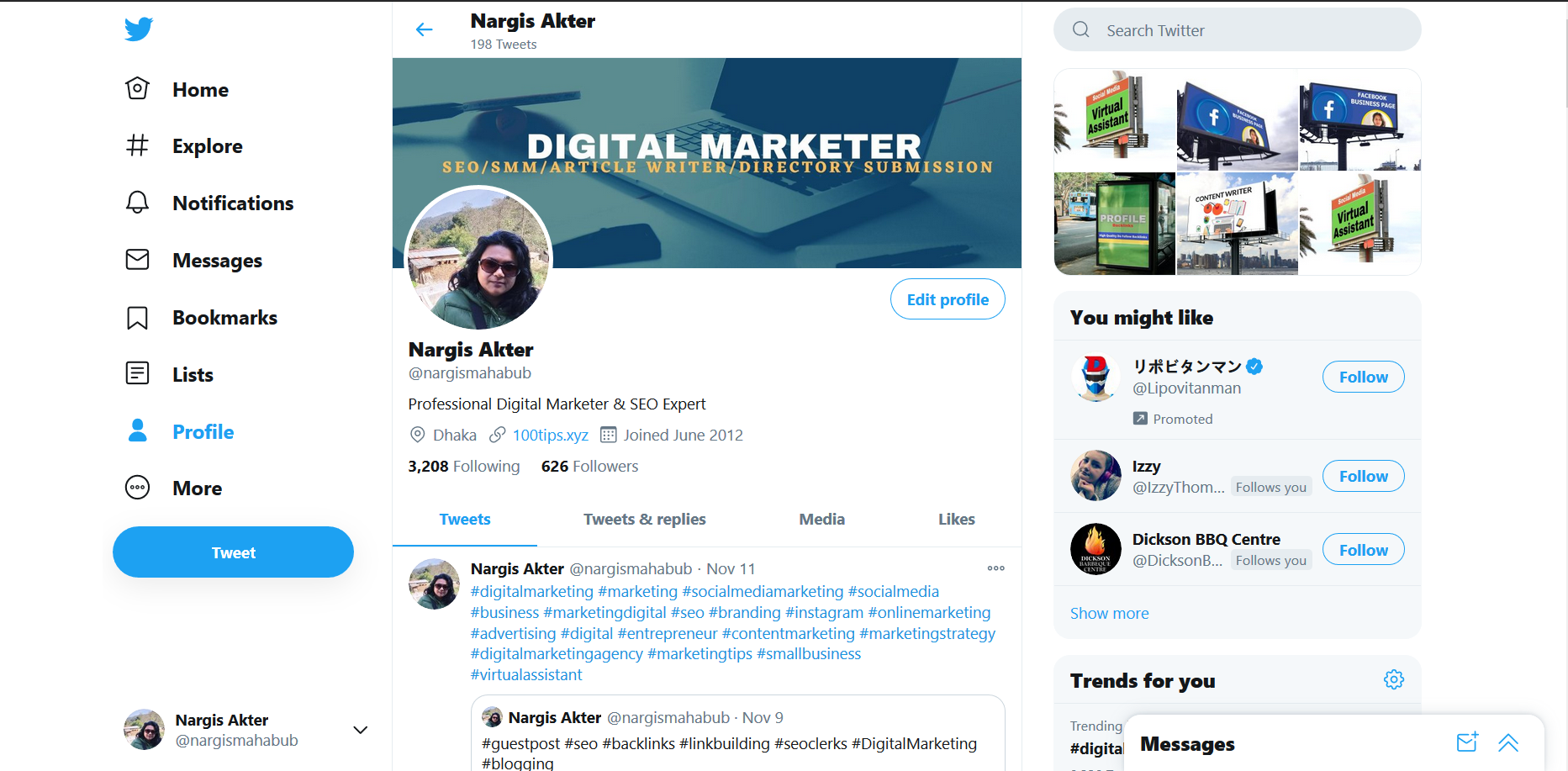 I will be your Social Media Virtual Assistant