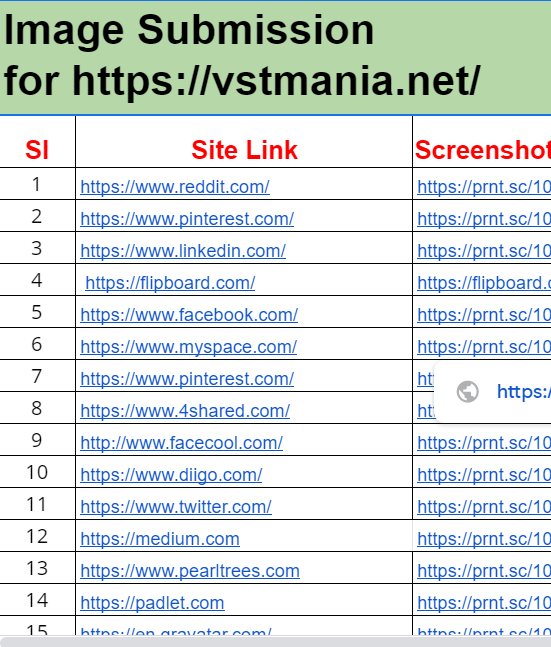 SEO Friendly 50 profile backlink, 50 social bookmarking & 50 Image submition