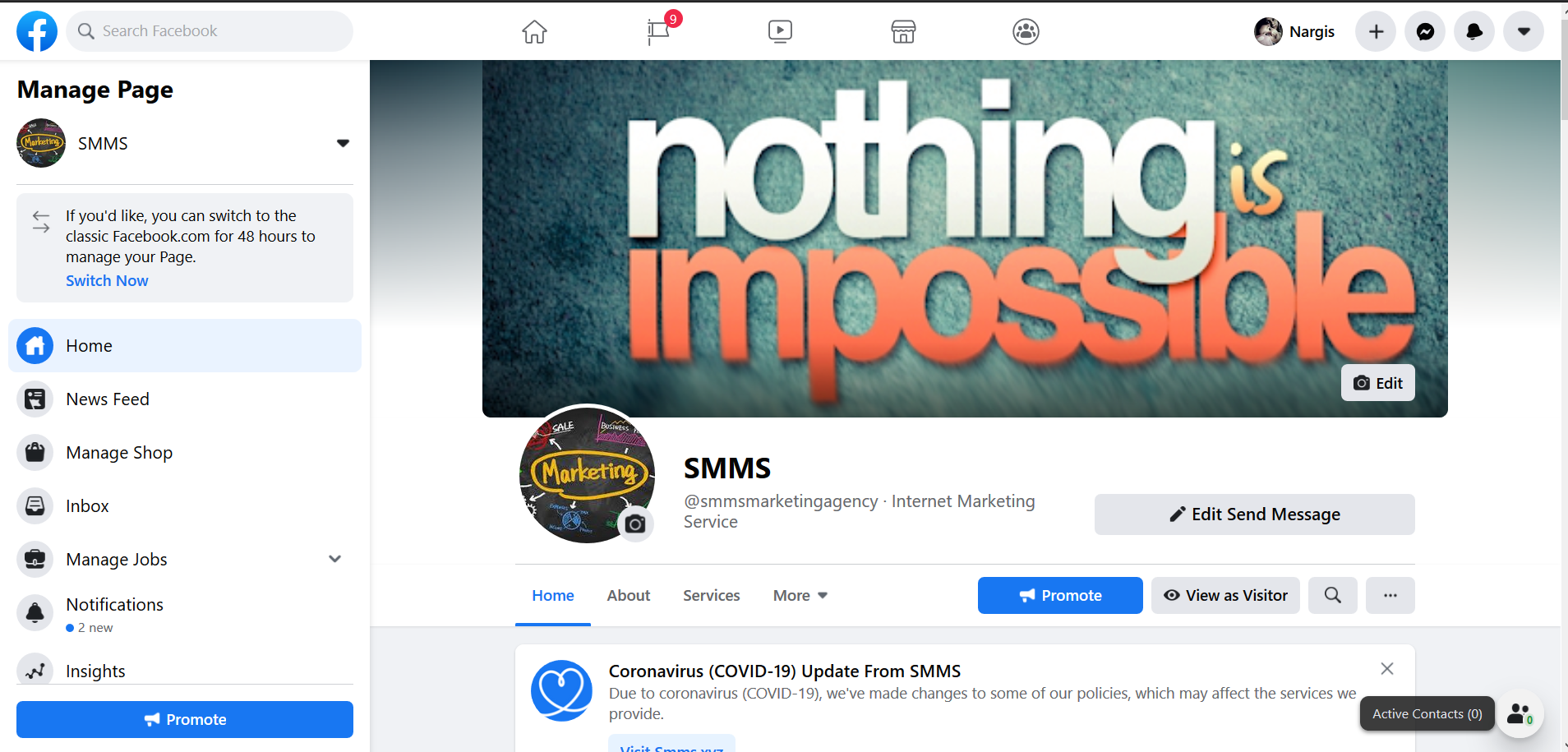 SEO optimised Social media service provider