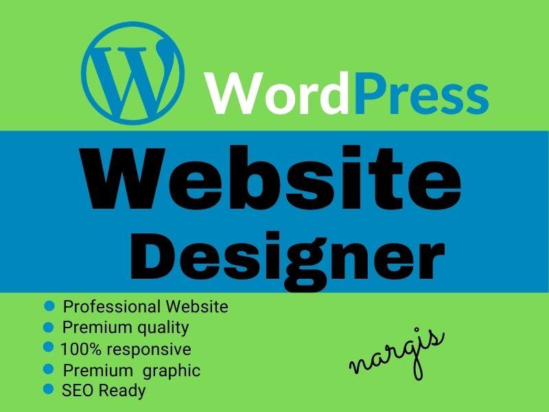 I will Design your best website 