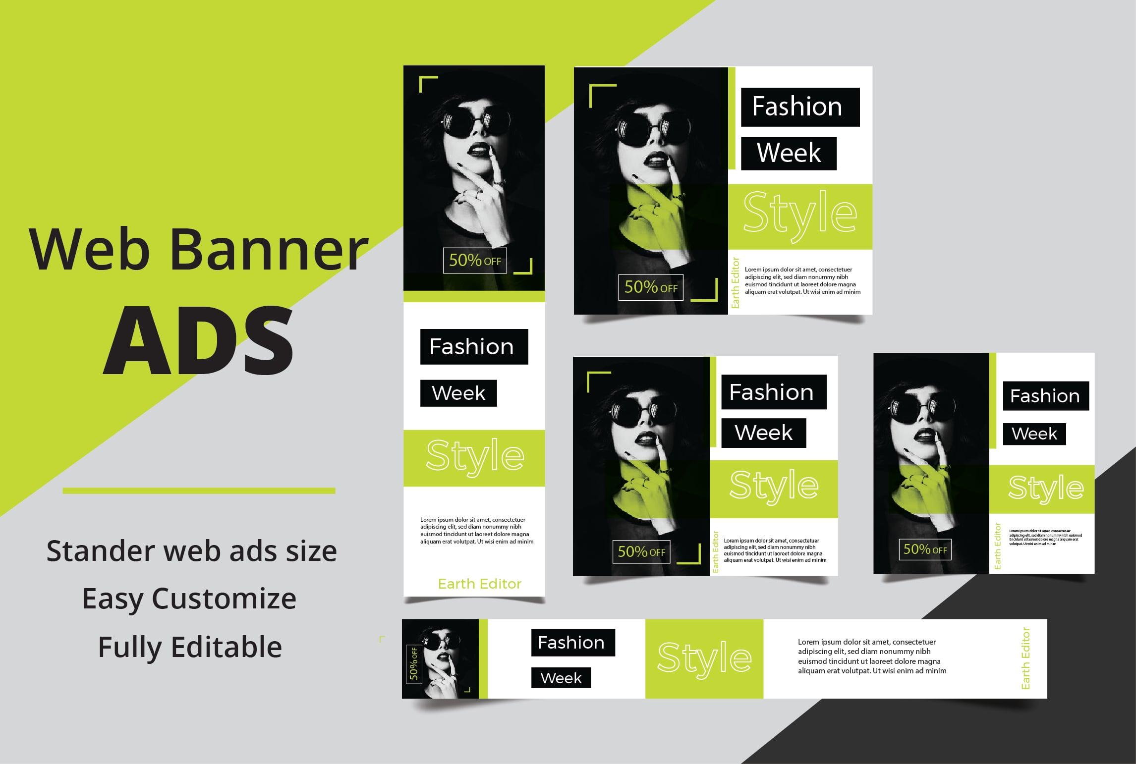 I will design eye catching web banner ads ,google ads for your business