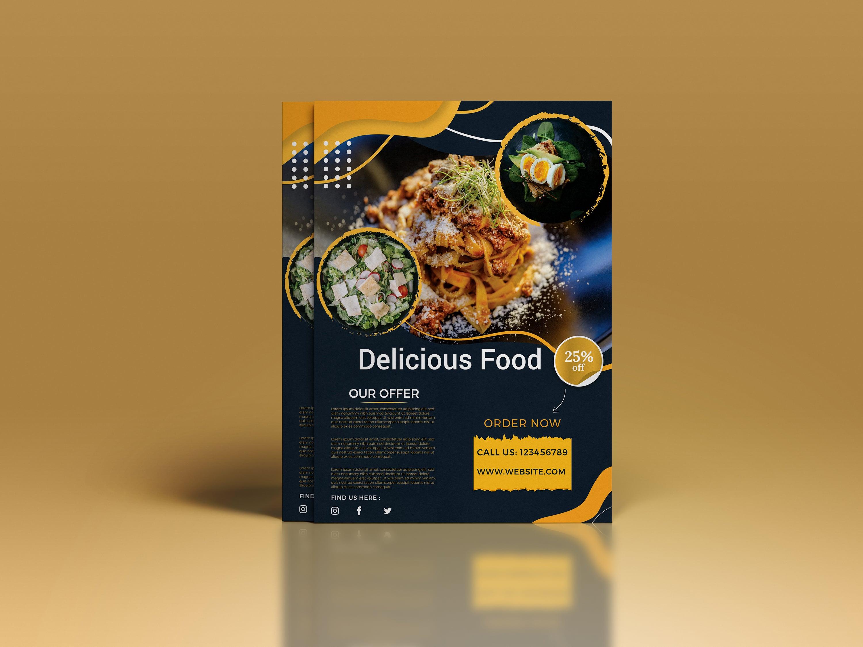 I will do effective professional posters, flyers, Brochure design for your Business.