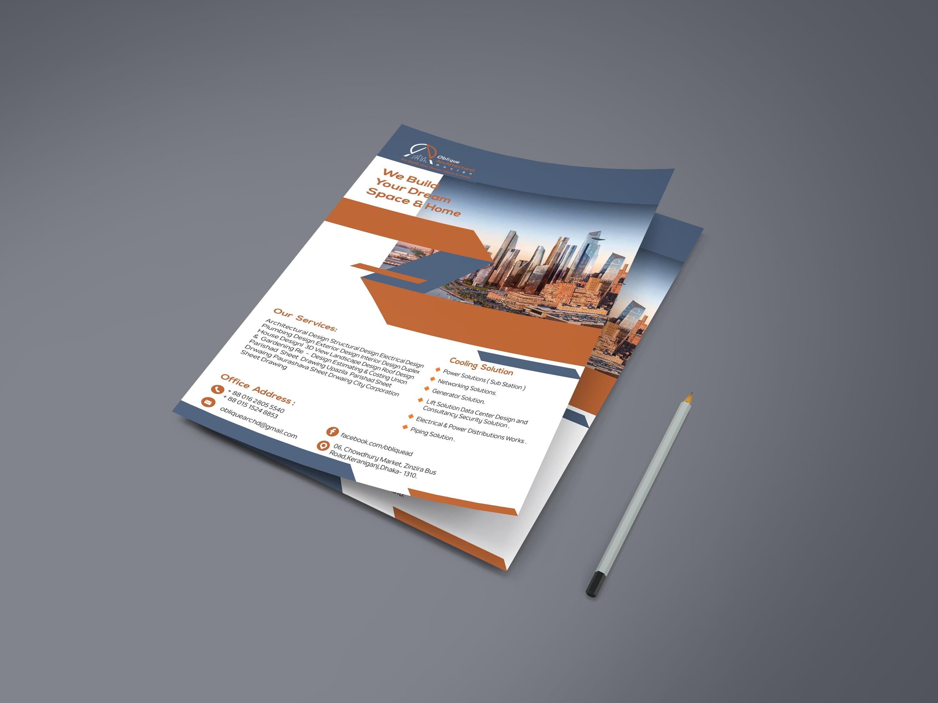 I will do effective professional posters, flyers, Brochure design for your Business.