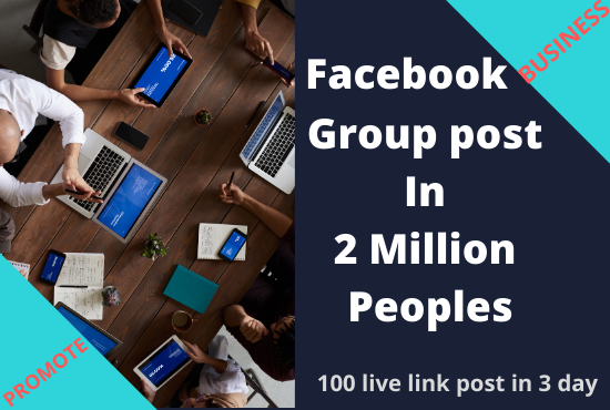 I will post in groups by promote your online