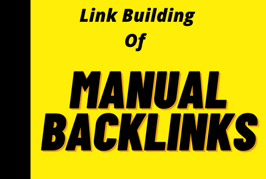 I will provide high quality manual backlinks