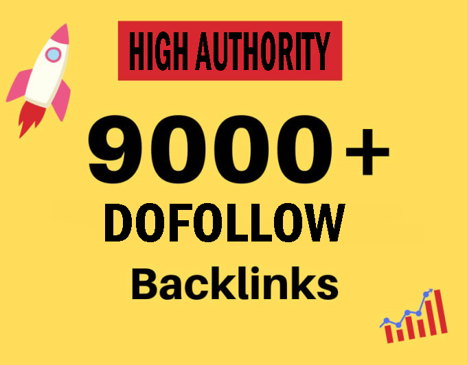 I will build 9000 high authority USA dofollow seo backlinks service for you, link building