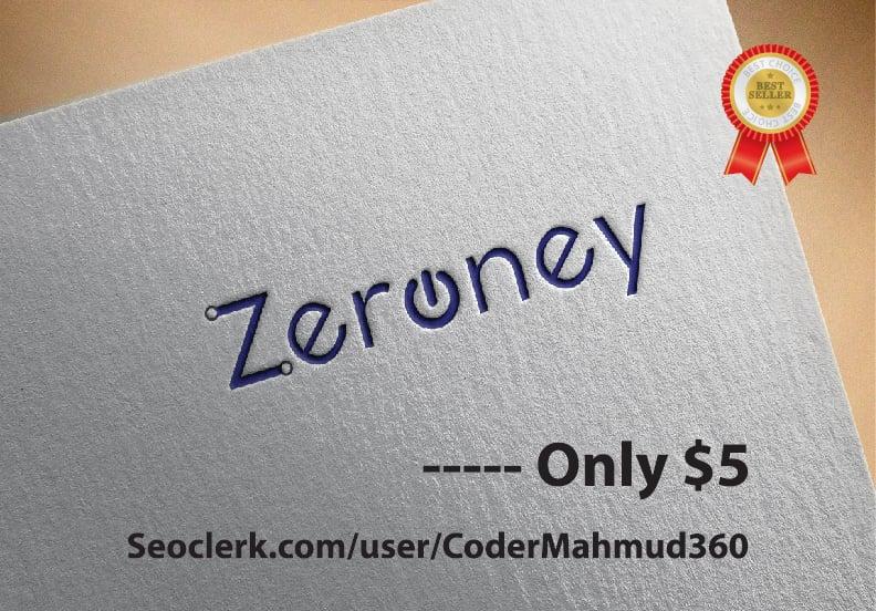 I will design a unique simple logo design