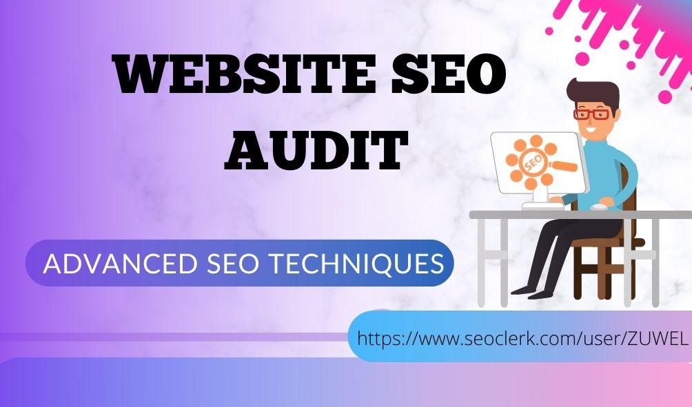 audit of your website with an action plan