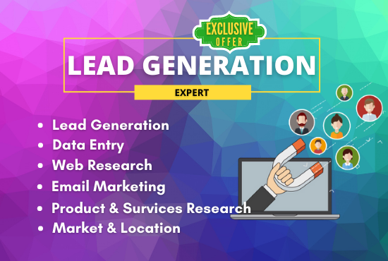 I will be your Virtual Assistant for your Lead Generation, Data Entry, Web Research Etc.