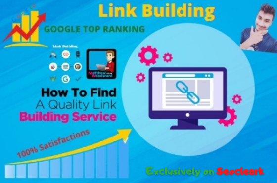 I I will do trusted high authority Do follow SEO link building for fast google ranking 