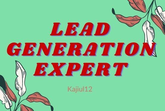 I will do b2b lead generation and targeted lead generation - 120 lead