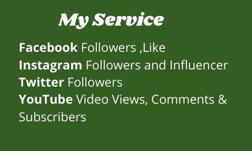 Social Media Marketing For your Social media account 