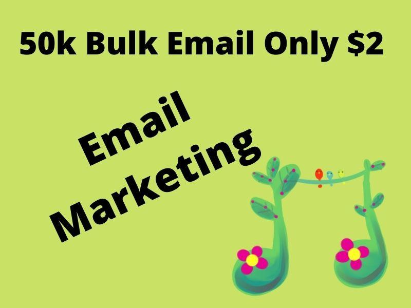 50k Bulk Email List for Email Marketing 