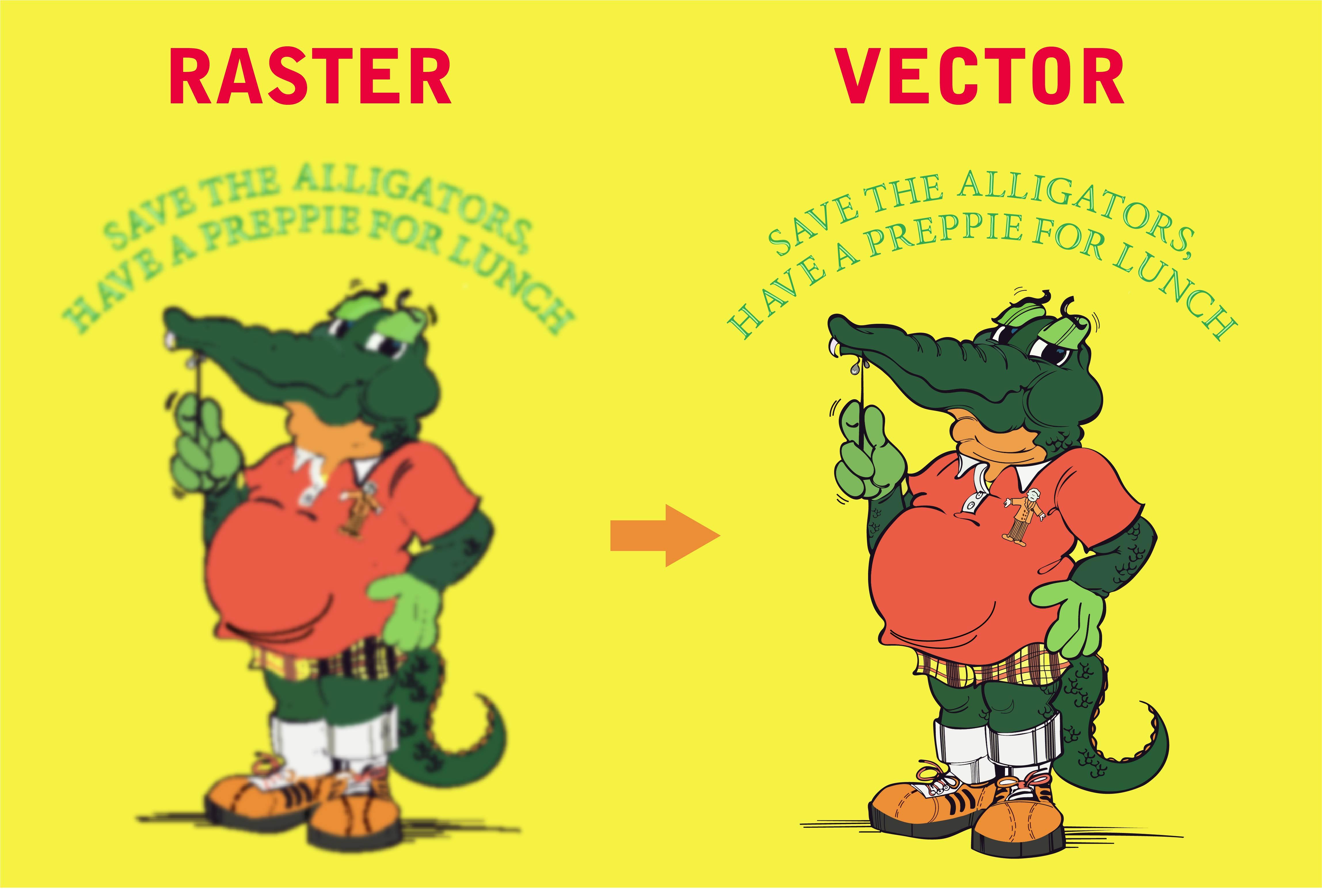 I will do vector tracing of logo using Adobe Illustrator