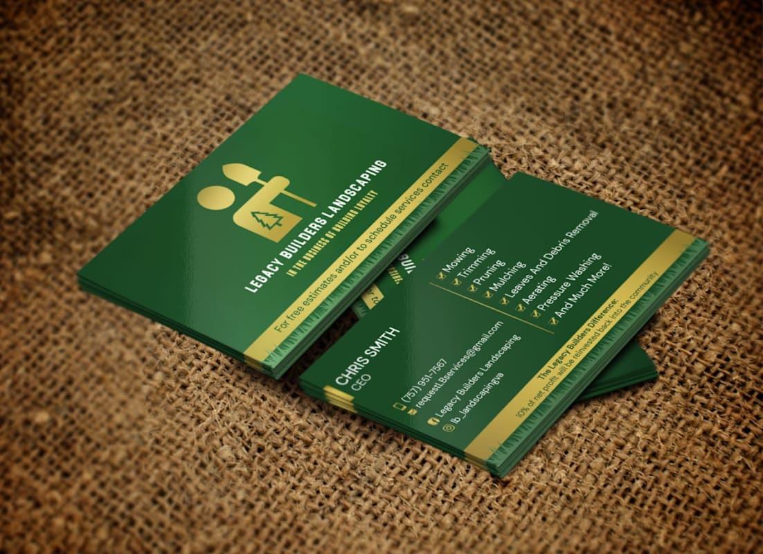 I will unique and luxury business card design