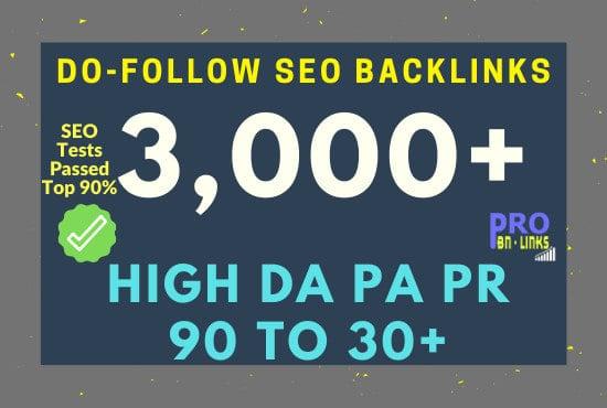 I will do build dofollow backlinks SEO service white hat link building