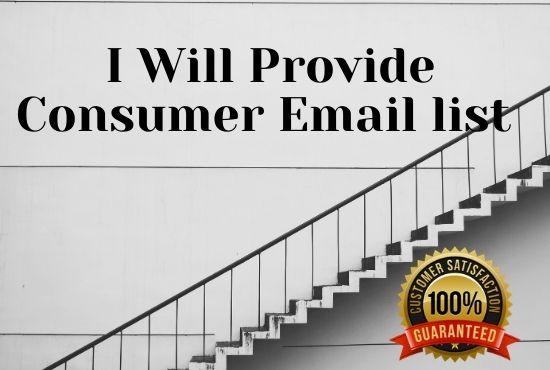 I will Provide you 8 million consumer email list USA 