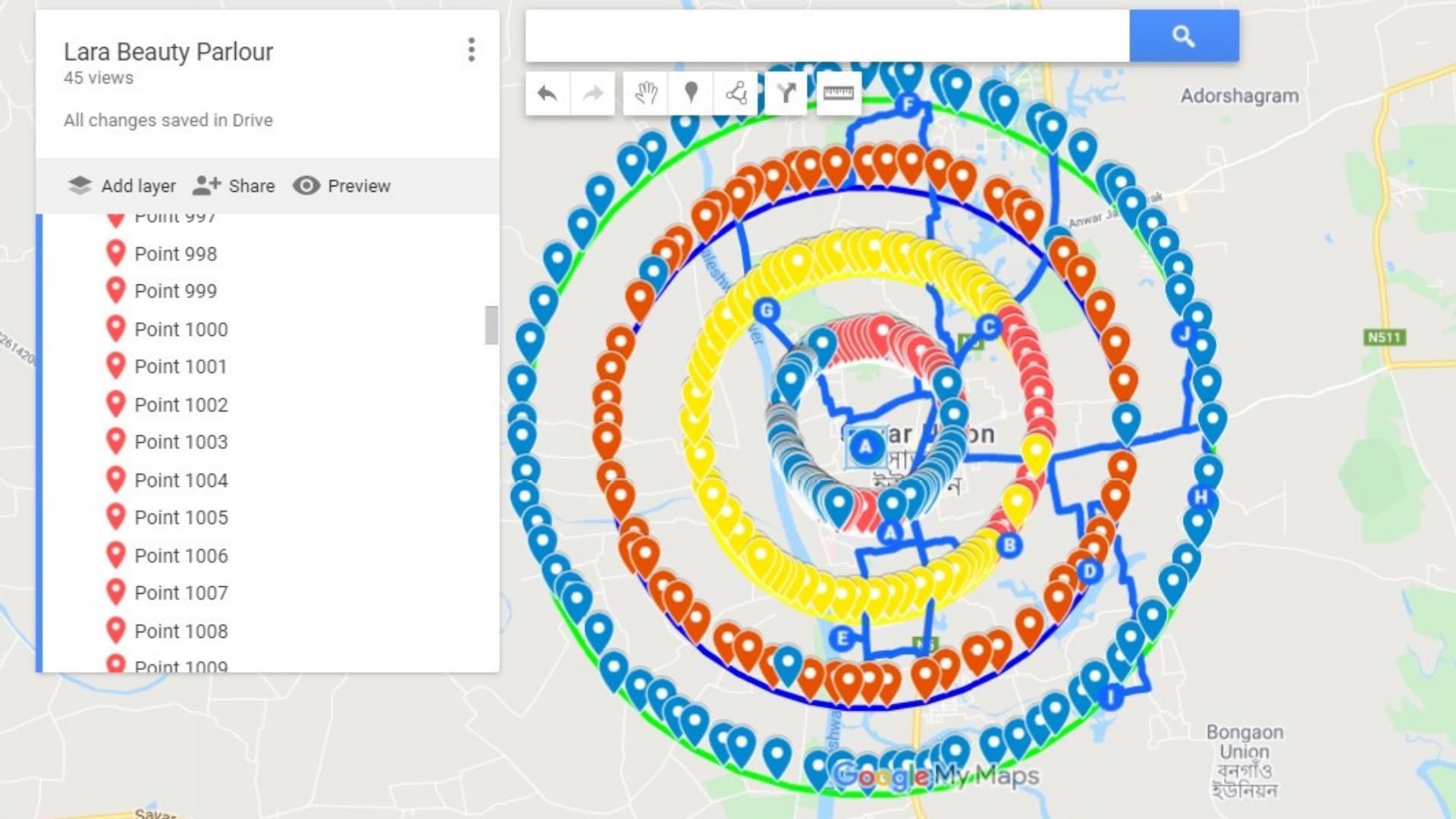 I will add 2000 google maps pointers on your google my business profile