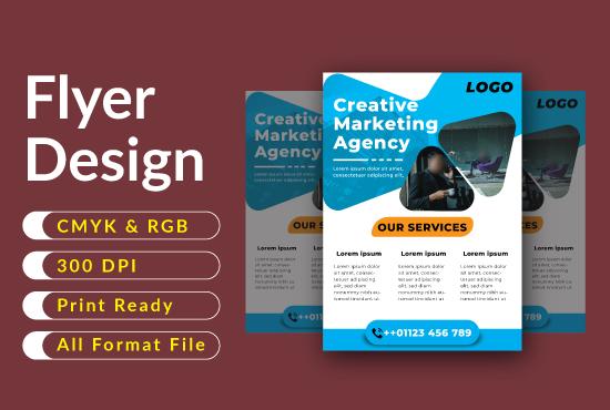 I will design Business logo and flyers.