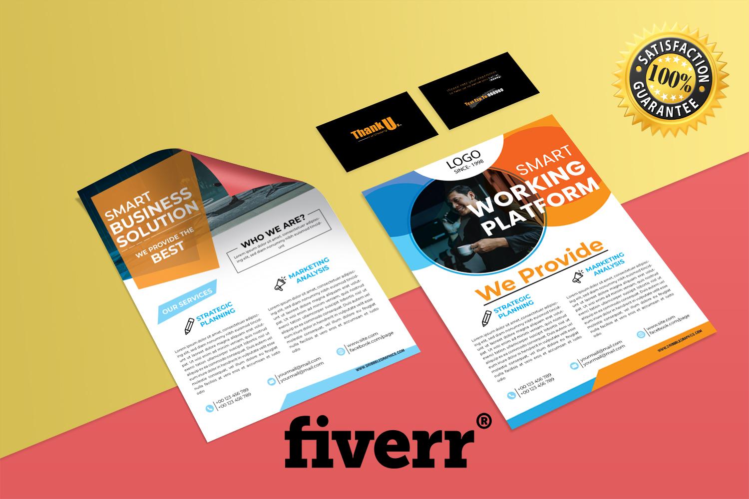 I will design flyers and business cards for your company.