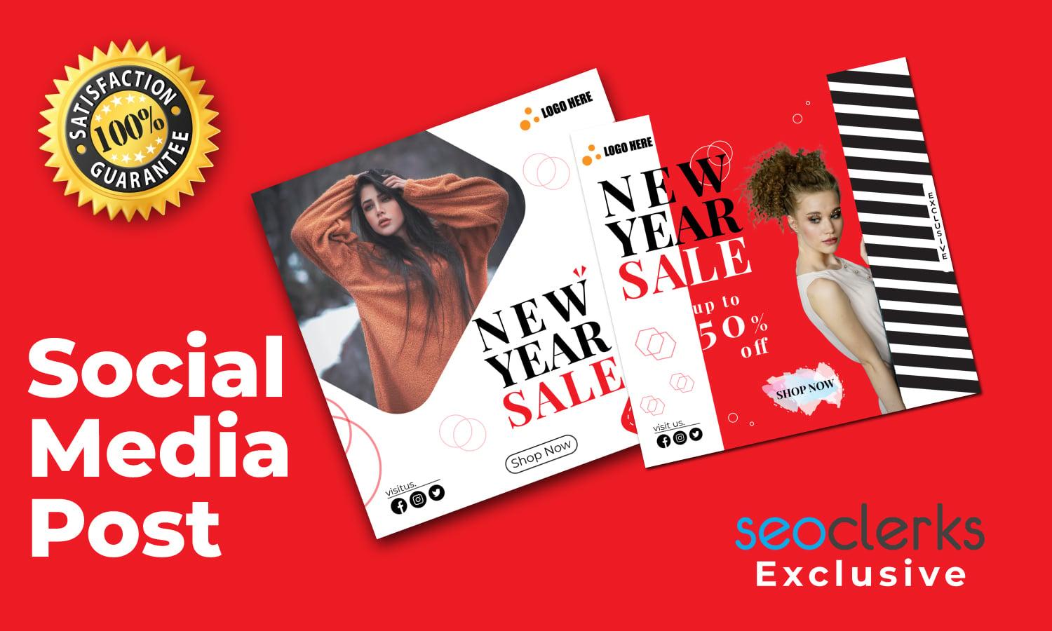 I will do social media post design