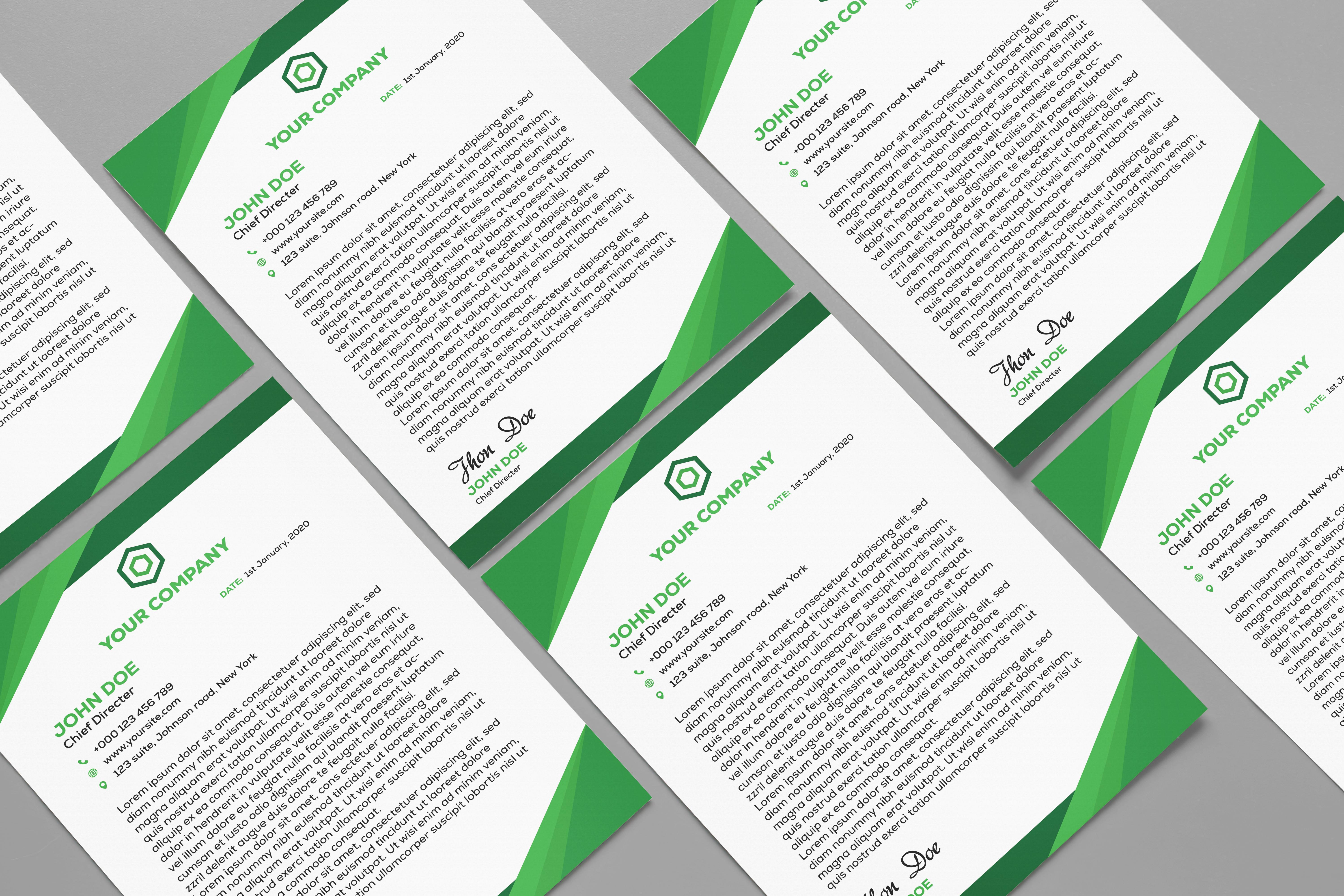 I will design corporate Letterhead for you 