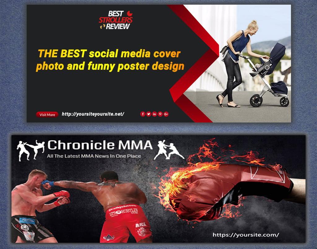 I will do any social media cover photo and funny poster design