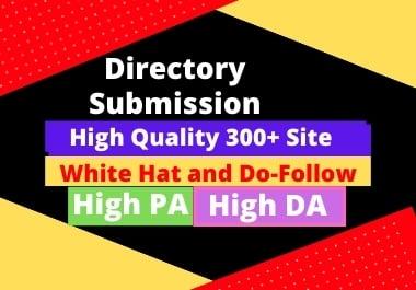 I will do 300+ directory submission and business listing links