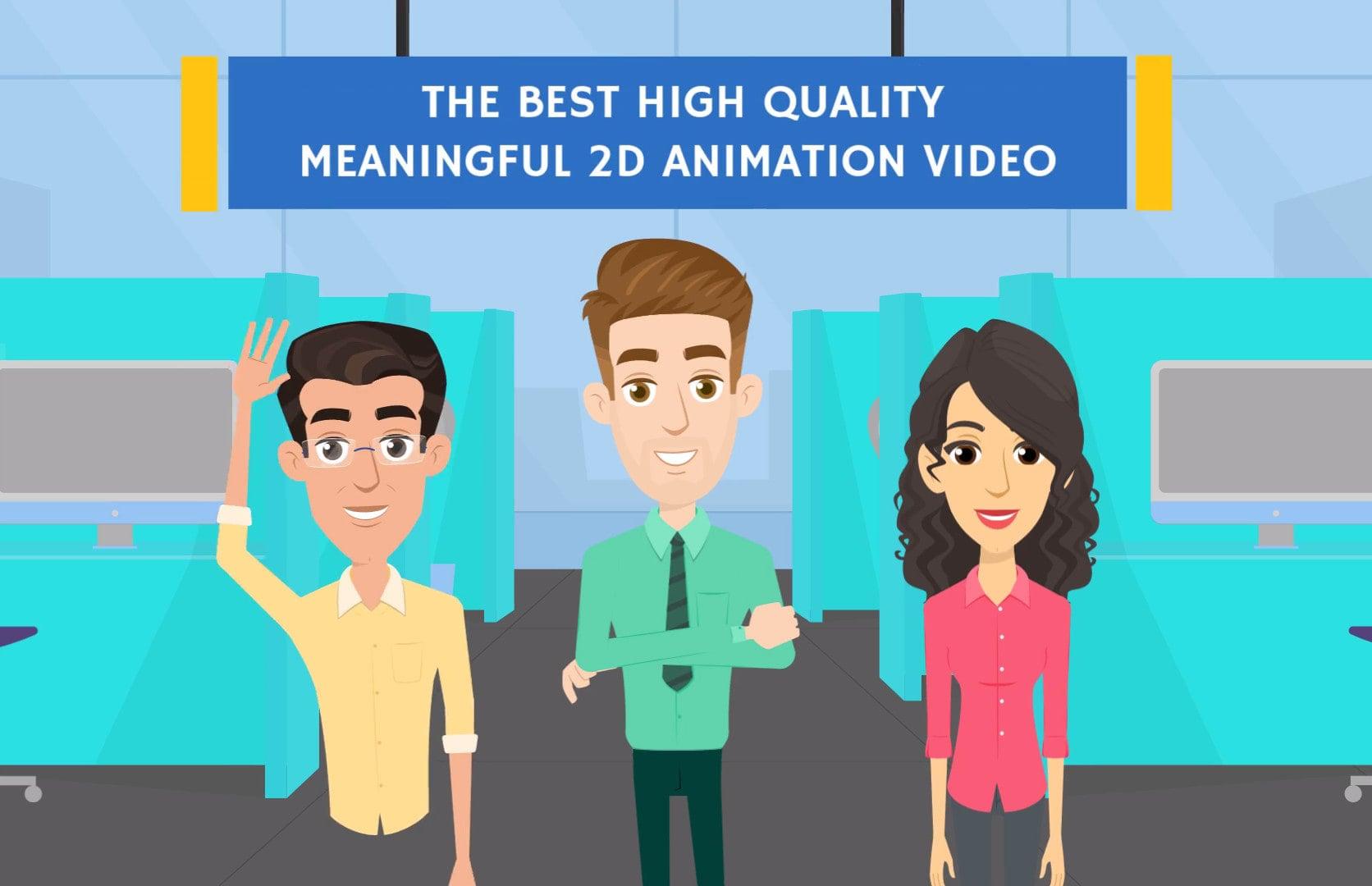 I will help you create a highly converting 2D animation video