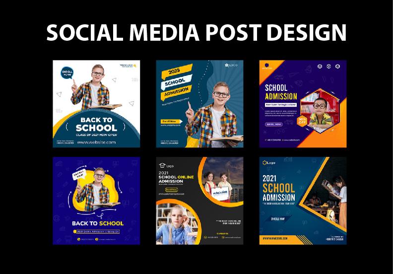 I will create 2 social media post for you