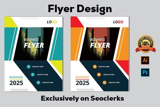 I will do professional and trendy Flyer Design