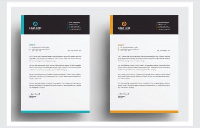 I will design letterhead, invoice, quotation and receipt