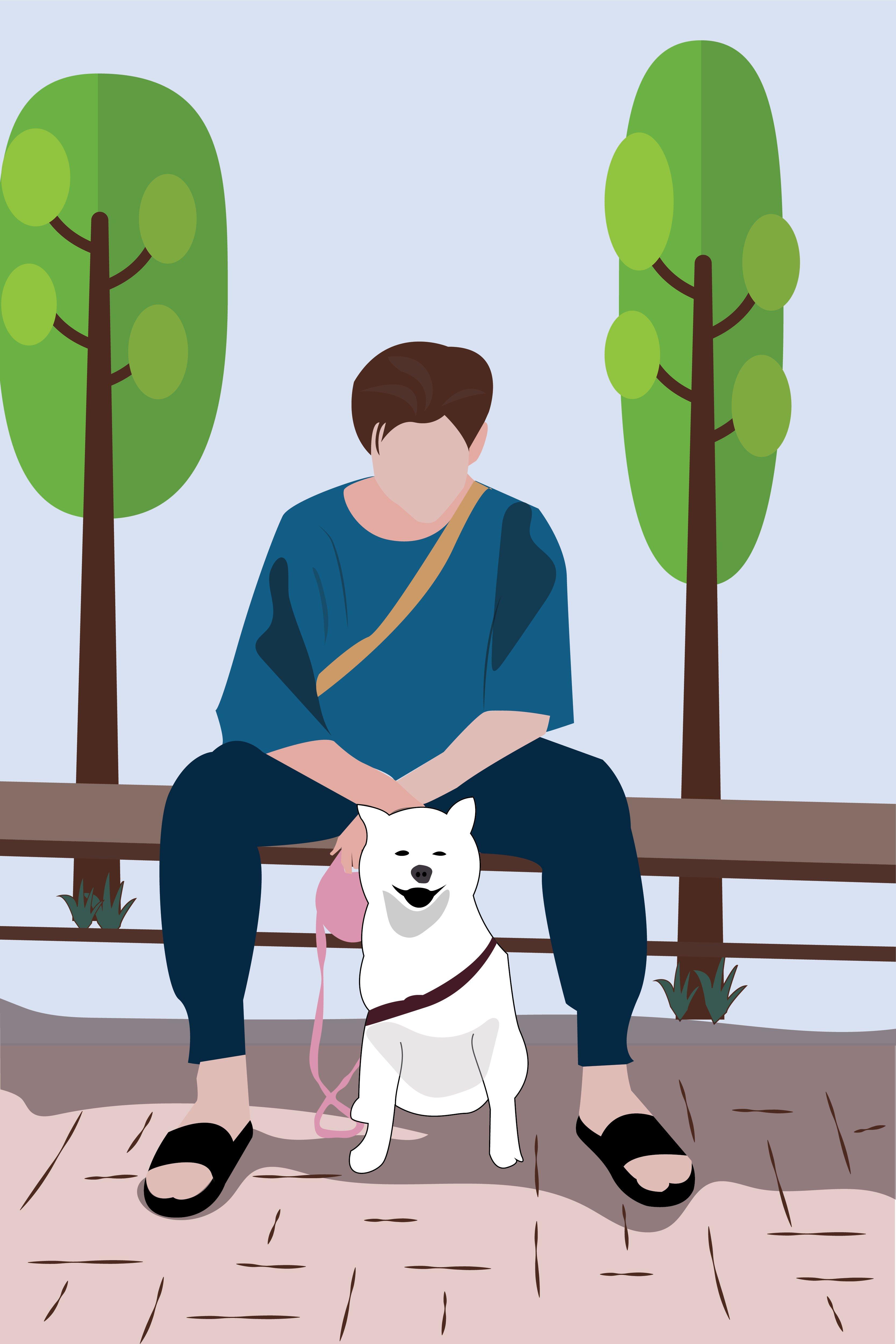 Do digital portrait illustration, line art for you