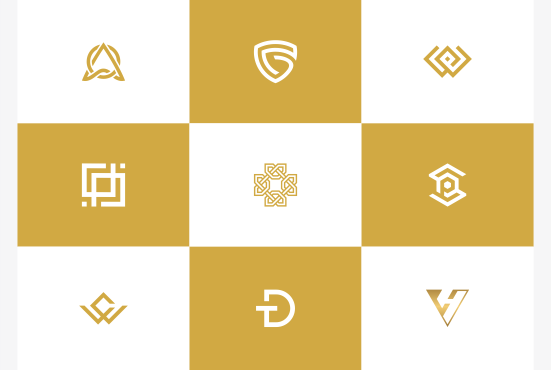 I will design lettermark monogram logo