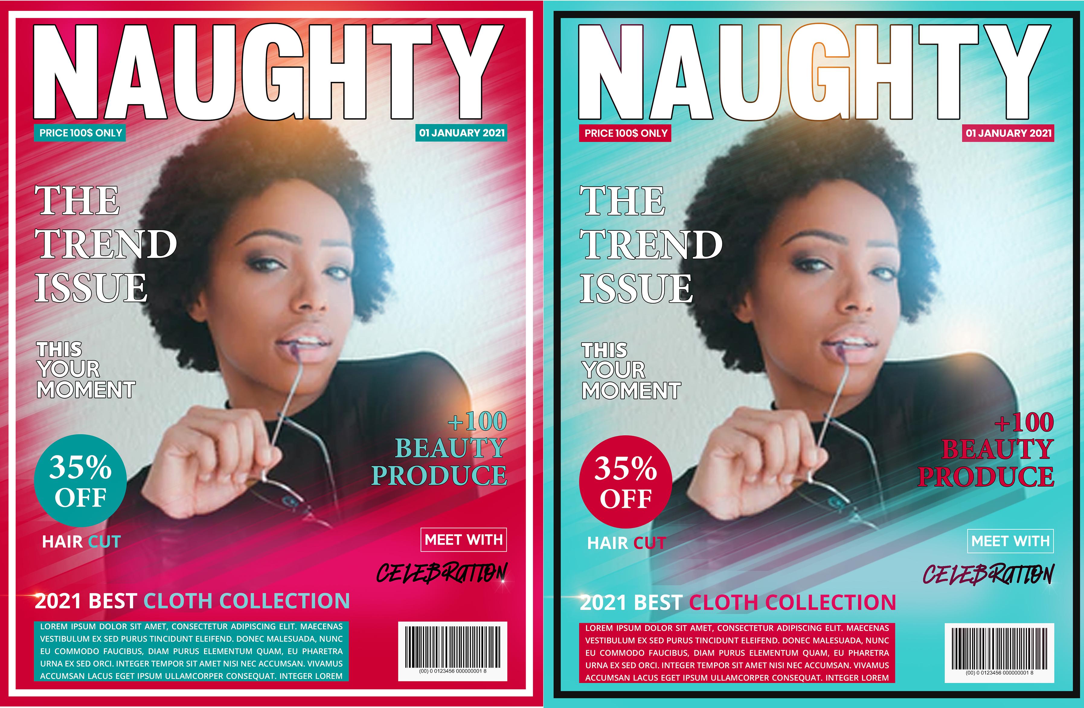 I will design eye Cathy magazine cover, layout exclusively on seoclerks