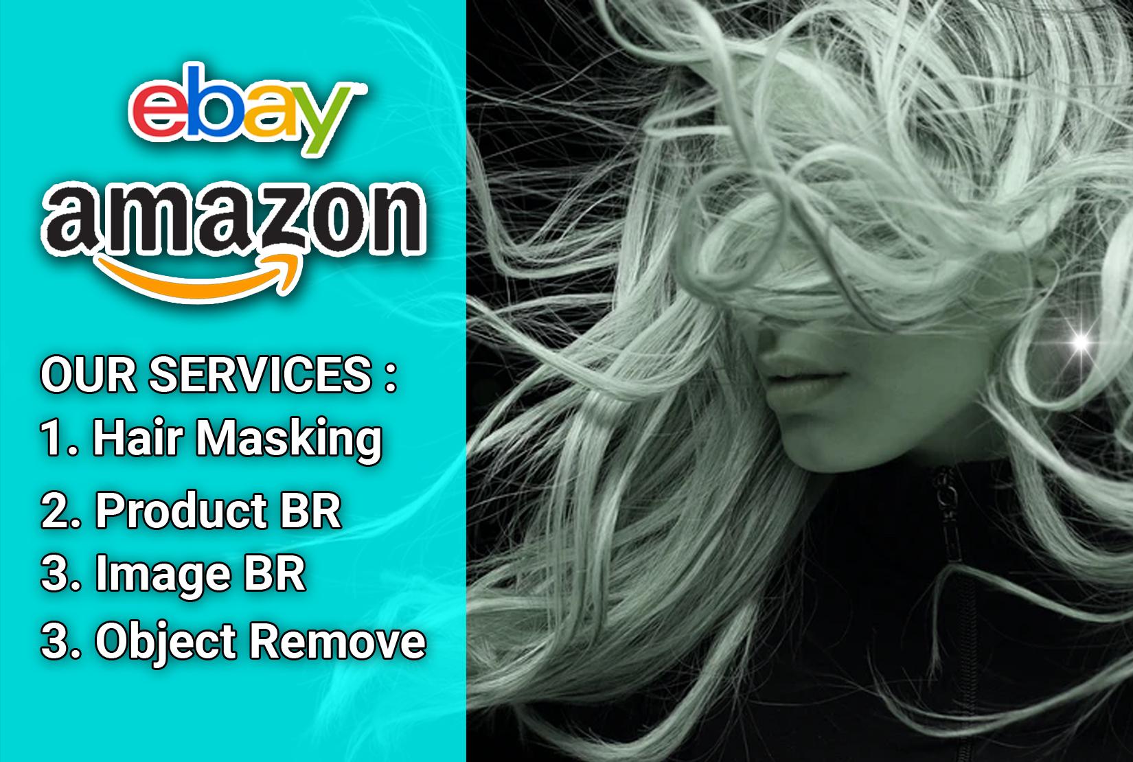I can do amazon product background remove, object remove