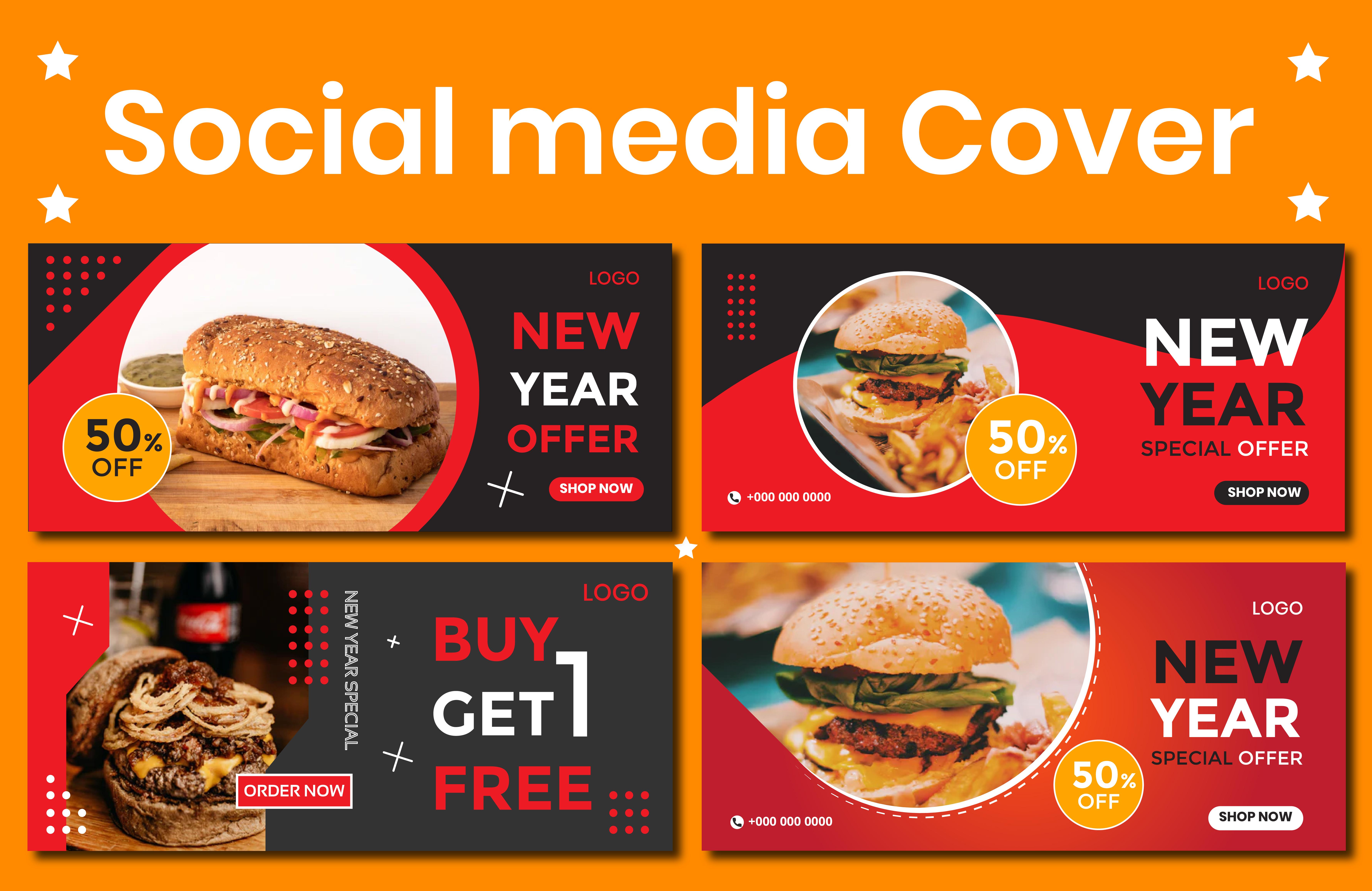 I will design stunning Facebook cover, header, or social media cover