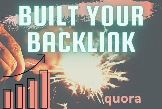 I will make excellent Quora backlink and organic traffic for your website at an affordable price