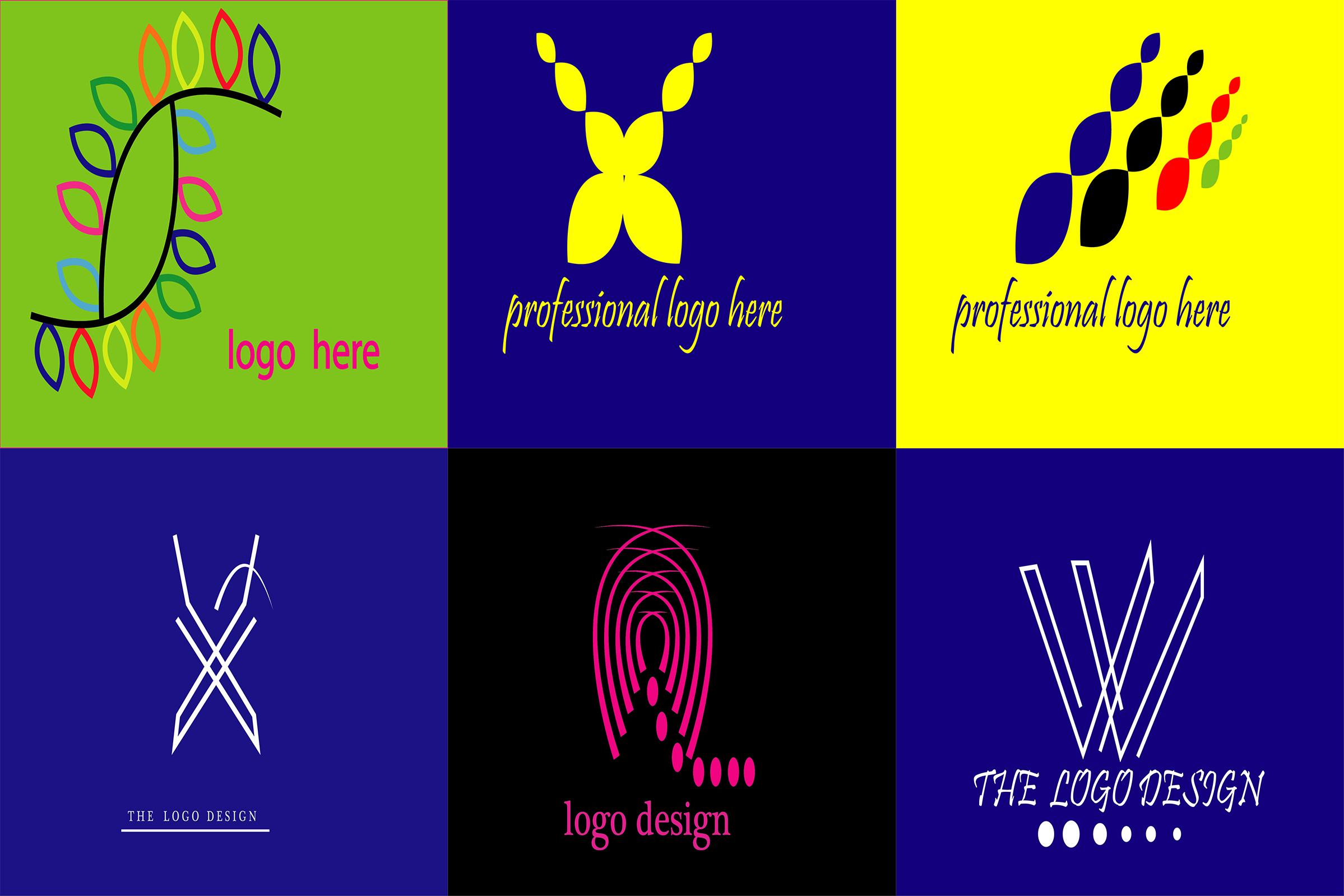 i will Do modern minimalist flat logo design in 24 hours