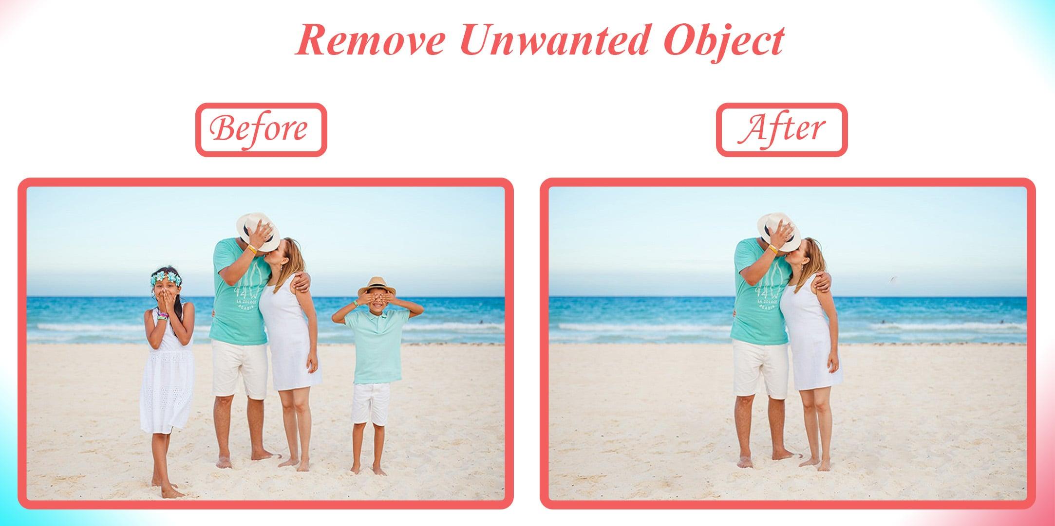 Remove object or person from any photo Perfectly