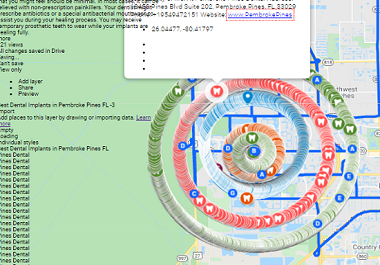 I will create 3000 Google map pins citations 