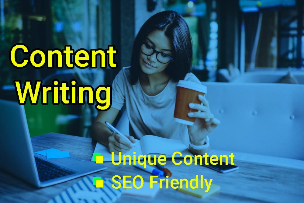 I Will Write 500 High Quality SEO Friendly Article